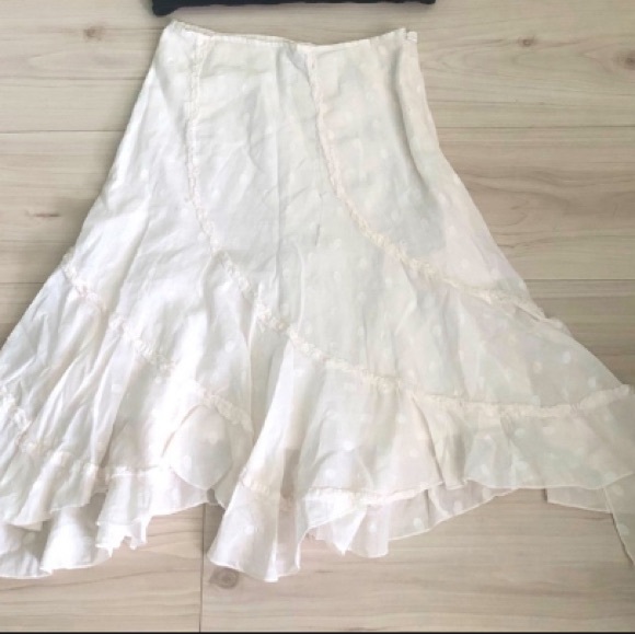 White Frill Skirt only - Picture 1 of 5
